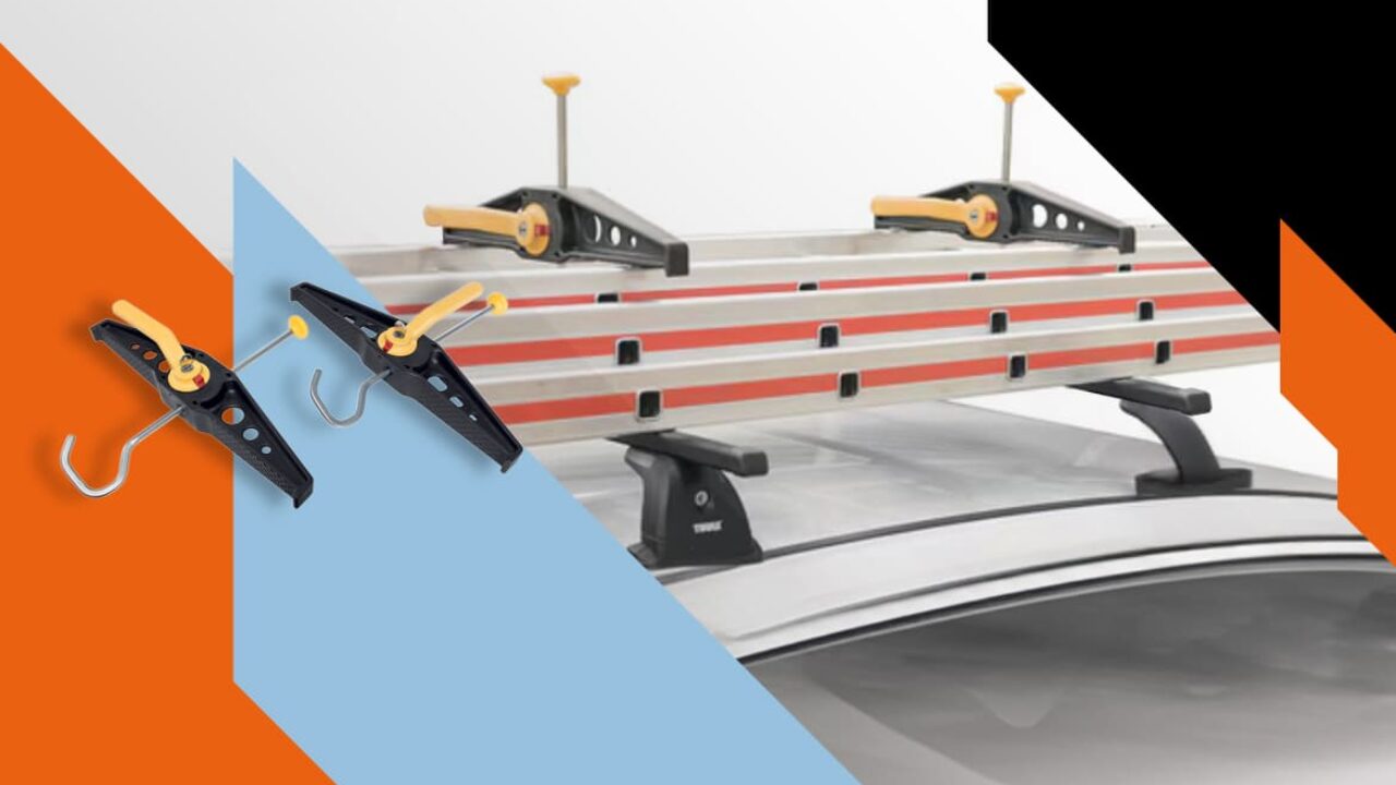 Draper 24807 Attache De Toit Pour Échelle De Voiture - Fixation Galeries Solide